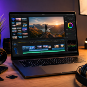 Edición y montaje vídeo con detalles IA